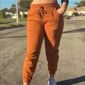 Orange/Brown Sweatpants